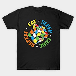 Eat Sleep Cube Repeat T-Shirt